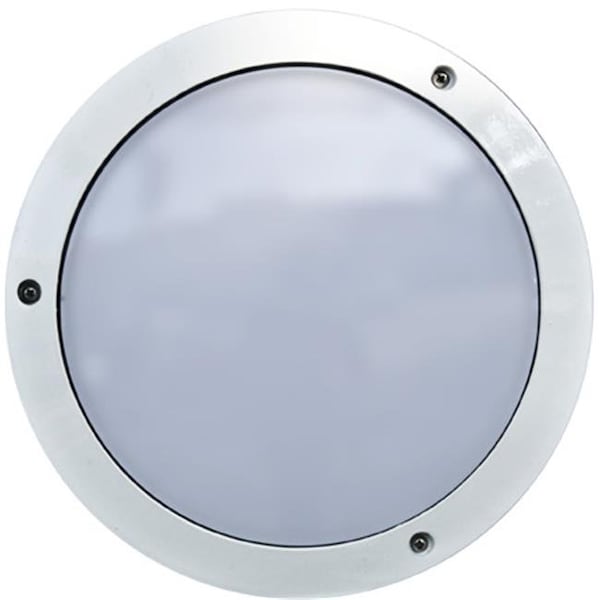 Dabmar Lighting W3900-W 10.50 x 10.50 x 2.75 in. 120 V 60 watts Incandenscent Type Powder Coated Cast Aluminum Surface Mounted Wall Fixture Light; White W3900-W - main